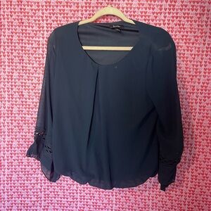 Black Sheer Blouse